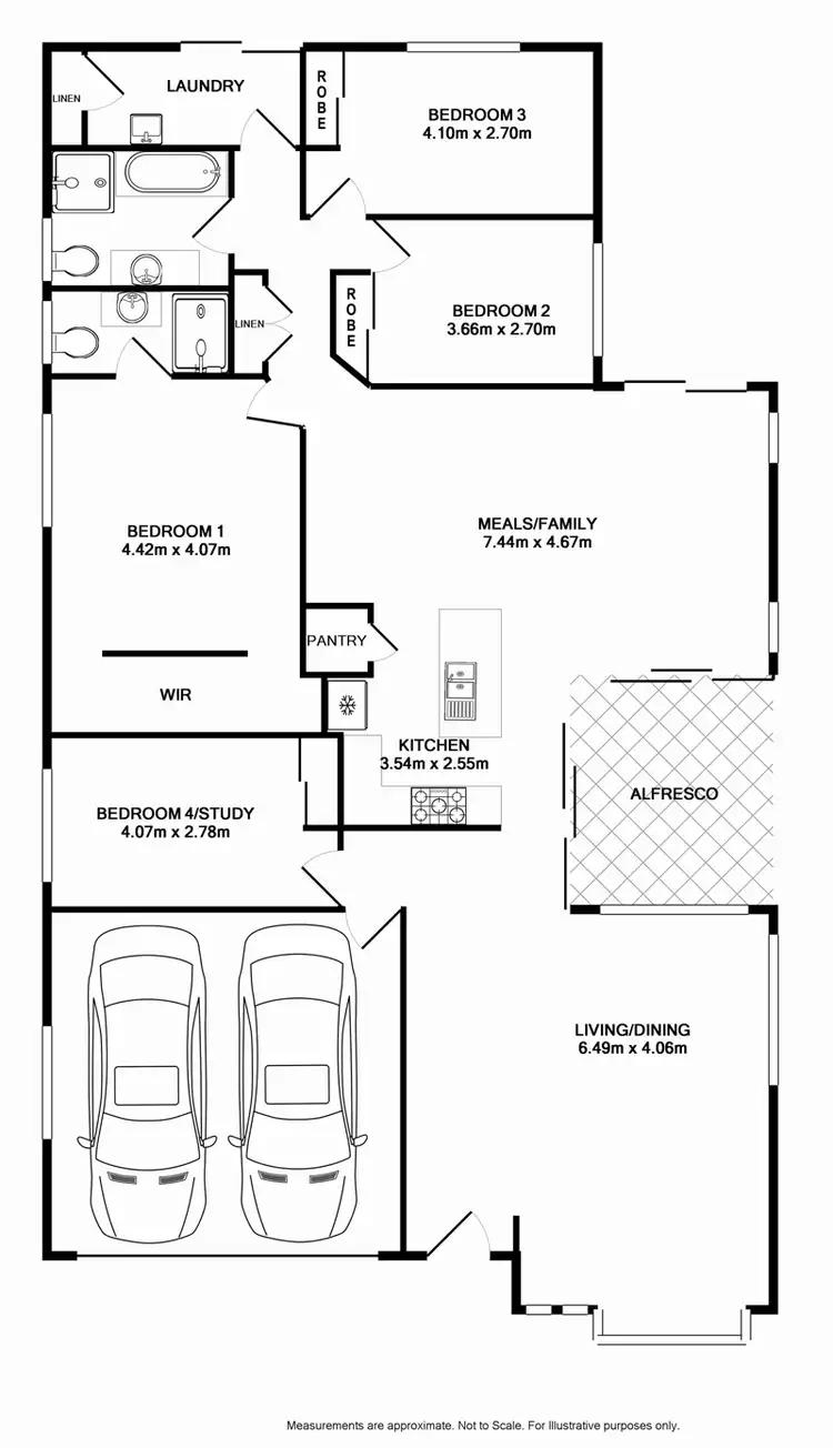 Floorplan of Homely house listing, 8 Kew Road, Hoxton Park NSW 2171