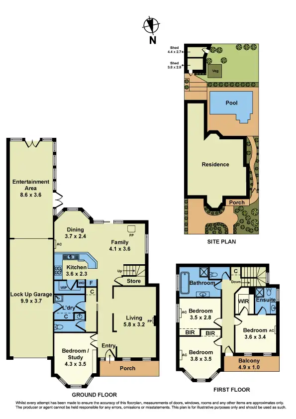 Floorplan of Homely house listing, 7 Proctor Street, Williamstown VIC 3016