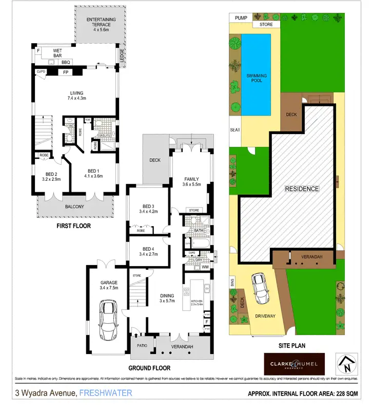 Floorplan of Homely house listing, 3 Wyadra Avenue, Freshwater NSW 2096