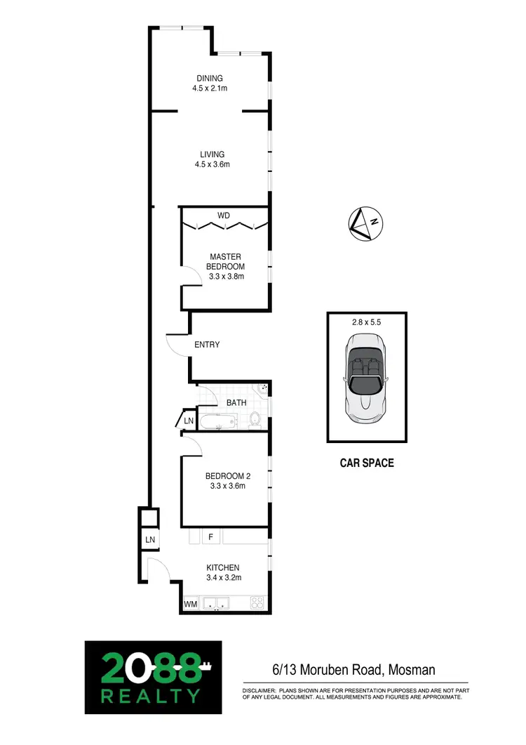 Floorplan of Homely apartment listing, 6/13 Moruben Road, Mosman NSW 2088