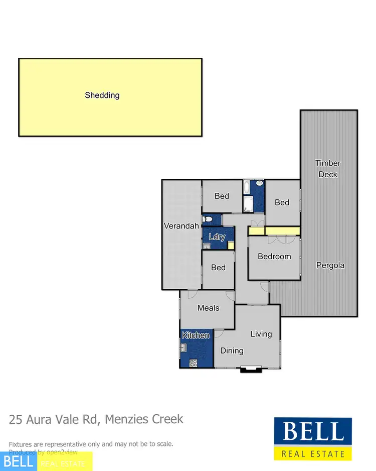 Floorplan of Homely house listing, 25 Aura Vale Road, Menzies Creek VIC 3159