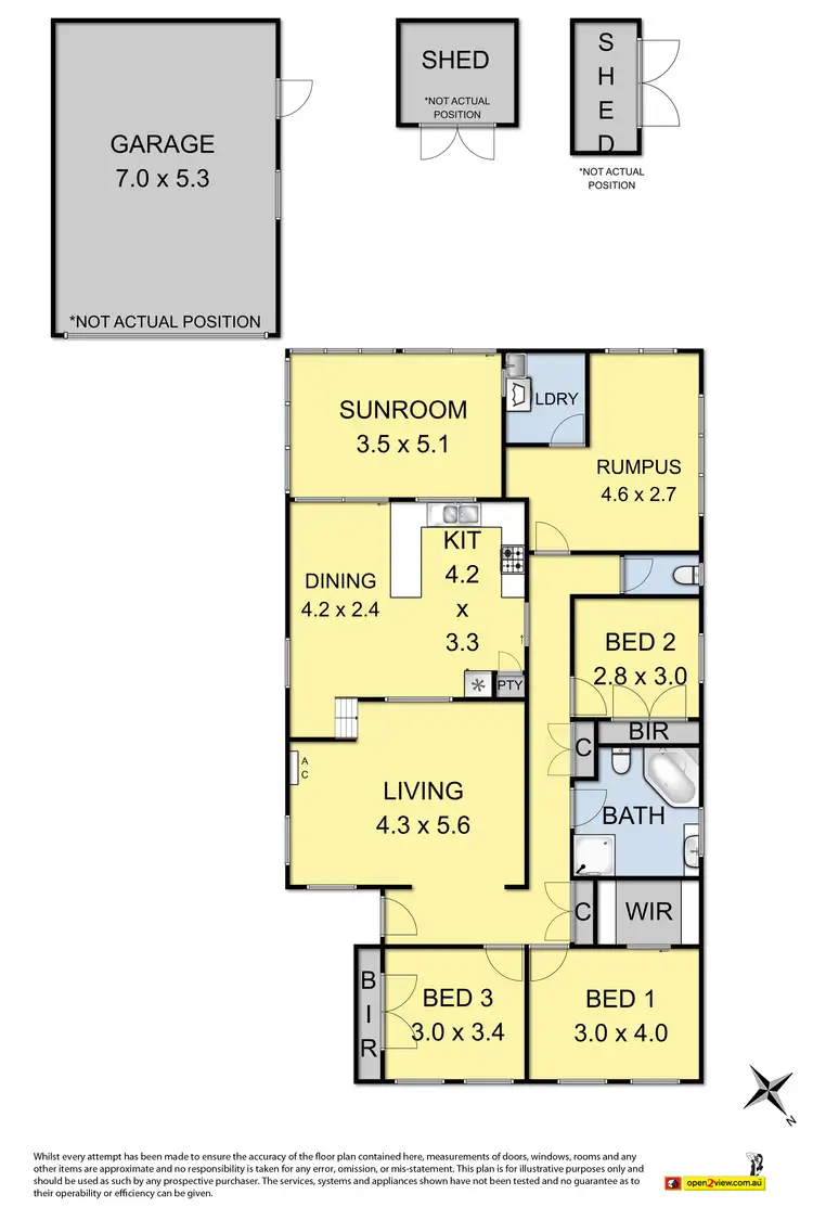 Floorplan of Homely house listing, 13 Billingham Road, Deer Park VIC 3023