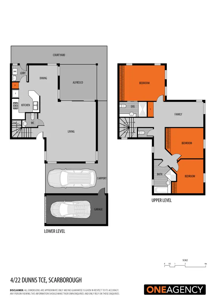 Floorplan of Homely townhouse listing, 4/22 Dunns Terrace, Scarborough QLD 4020
