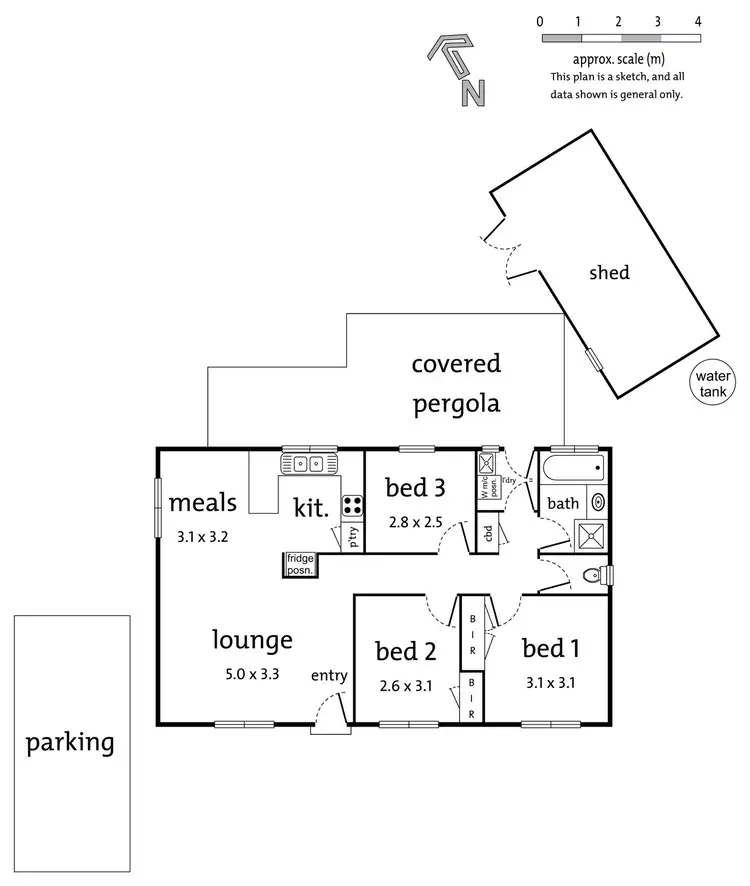 Floorplan of Homely unit listing, 2/16 Valerie Court, Heathmont VIC 3135