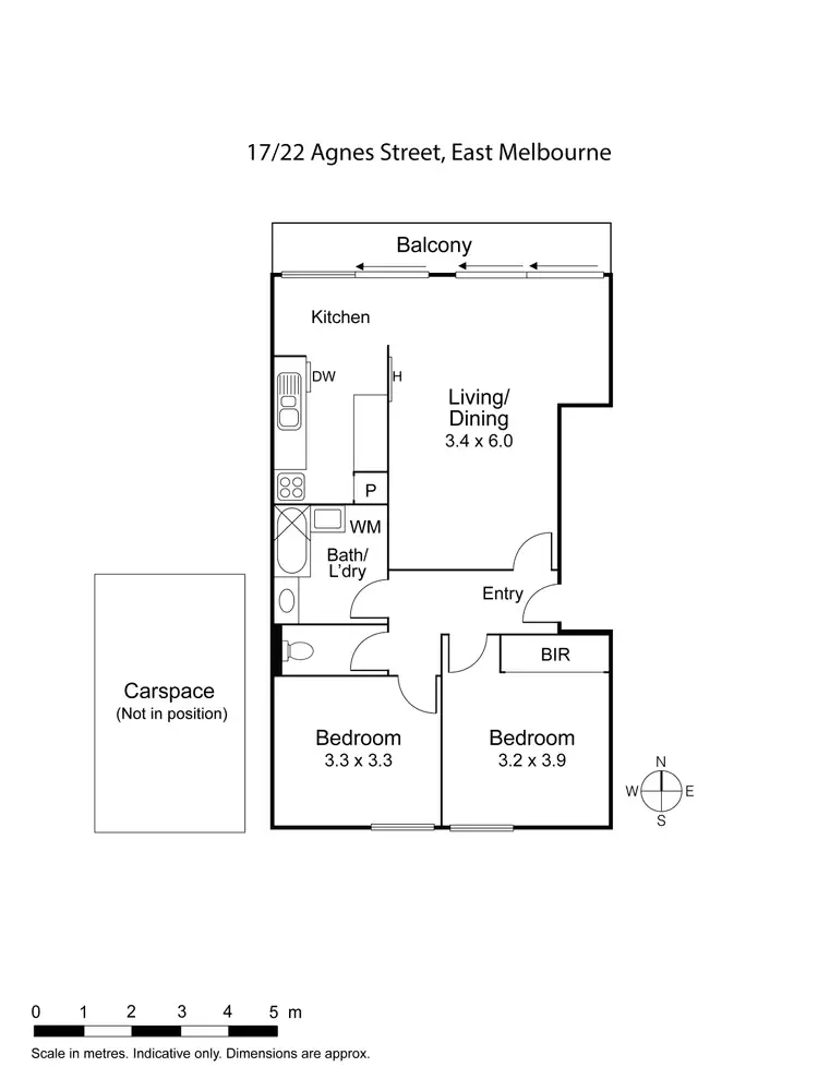 Floorplan of Homely apartment listing, 17/22 Agnes Street, East Melbourne VIC 3002
