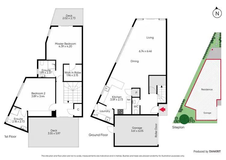 Floorplan of Homely townhouse listing, 1/19 Coolidge Wynd, Macleod VIC 3085