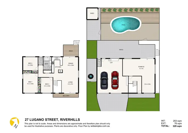 Floorplan of Homely house listing, 27 Lugano Street, Riverhills QLD 4074