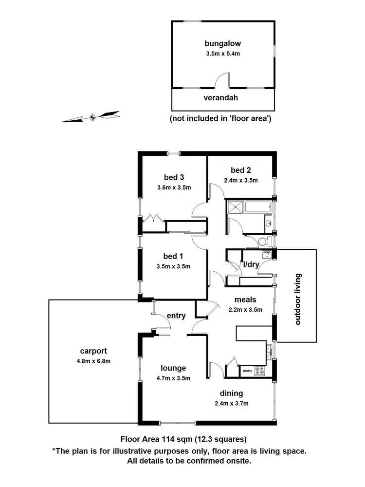 Floorplan of Homely house listing, 17 Edward Street, Bayswater VIC 3153