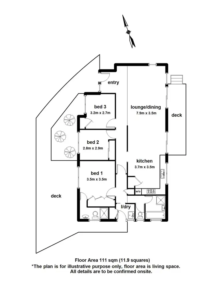 Floorplan of Homely house listing, 17 Ernest Road, Kalorama VIC 3766
