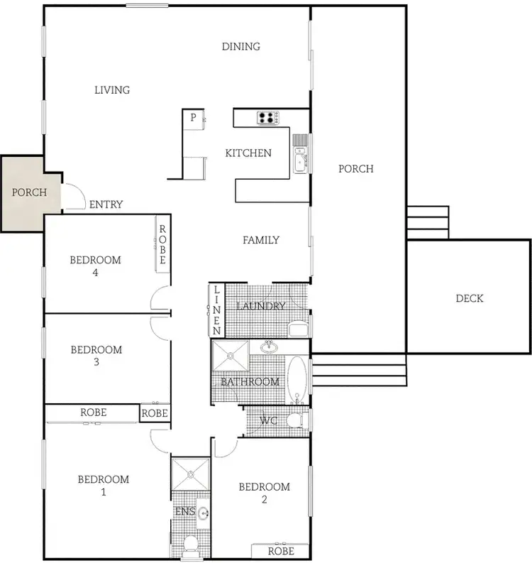Floorplan of Homely house listing, 118 Learmonth Drive, Kambah ACT 2902