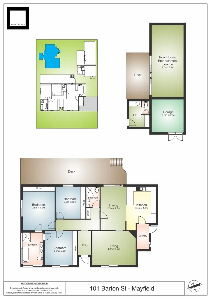 Floorplan of Homely house listing, 101 Barton Street, Mayfield NSW 2304