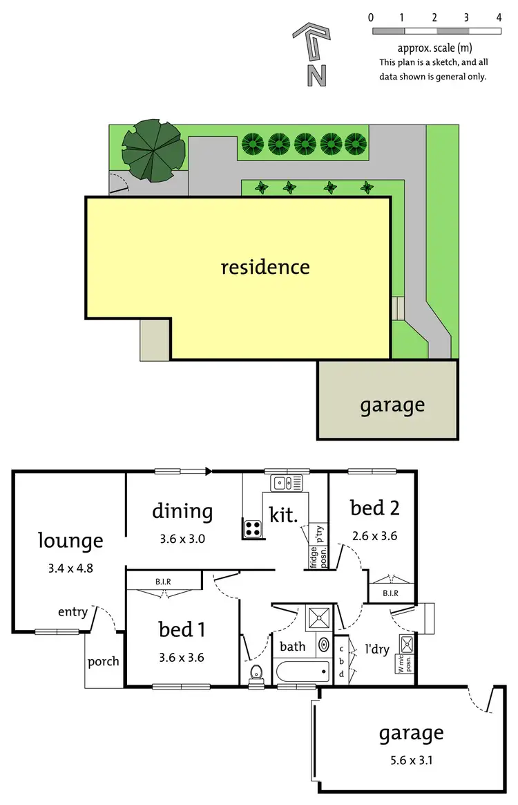 Floorplan of Homely unit listing, 3/1 David Street, Ringwood VIC 3134