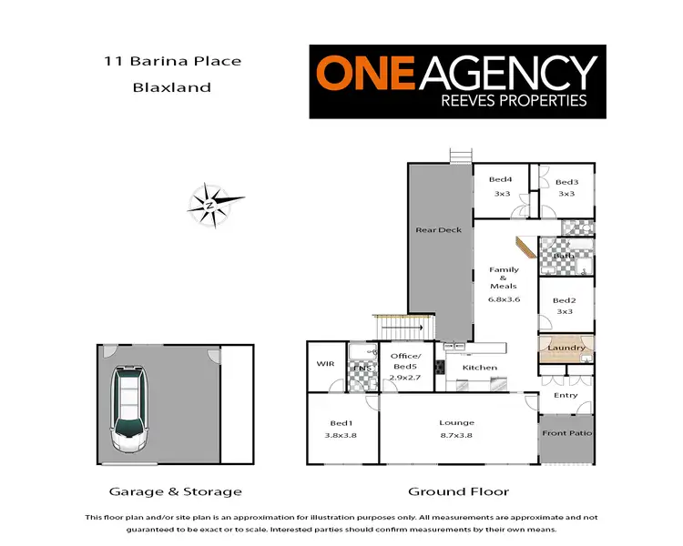 Floorplan of Homely house listing, 11 Barina Place, Blaxland NSW 2774