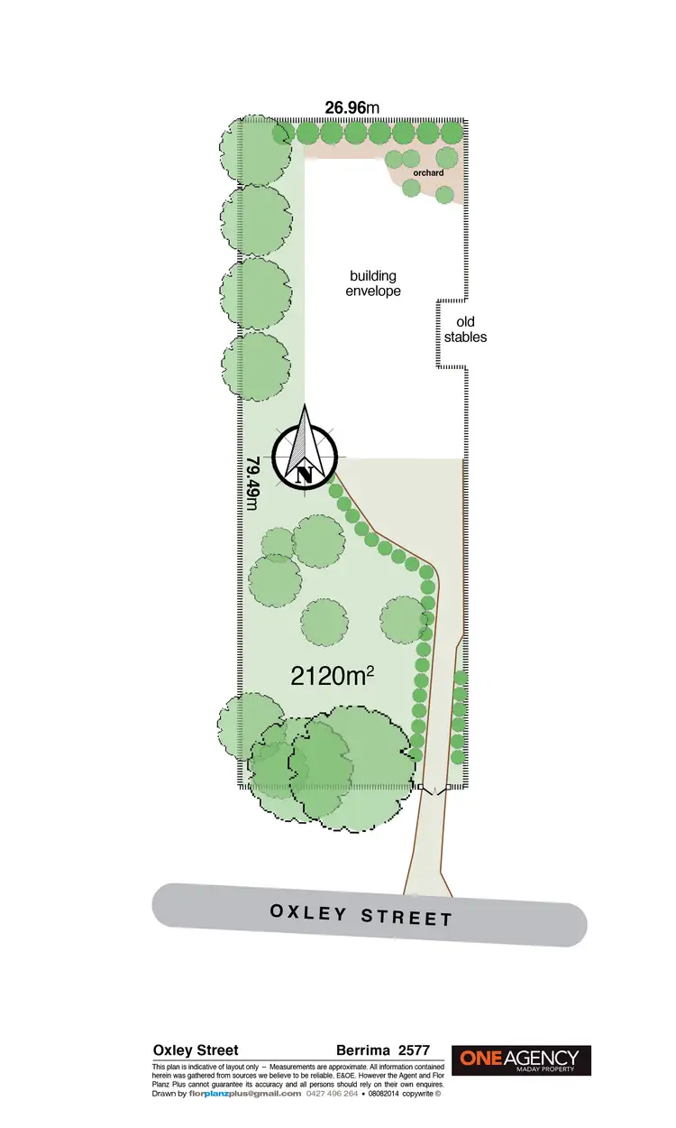 Floorplan of Homely land listing, 0 Oxley Street, Berrima NSW 2577