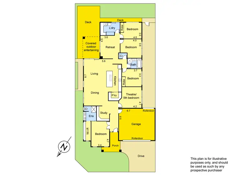 Floorplan of Homely house listing, 45 Sunstone Boulevard, Doreen VIC 3754