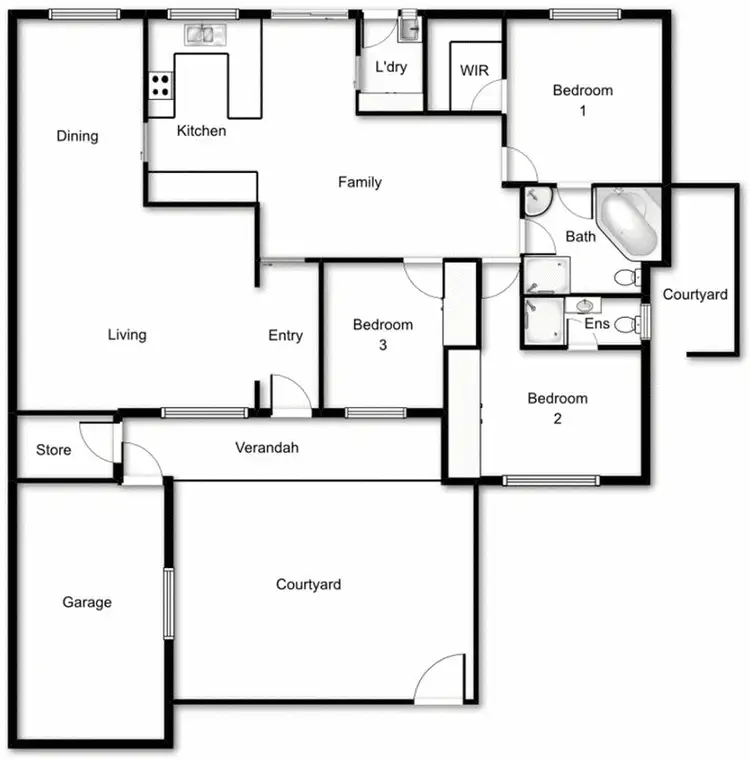 Floorplan of Homely house listing, 11 Tattersall Crescent, Florey ACT 2615