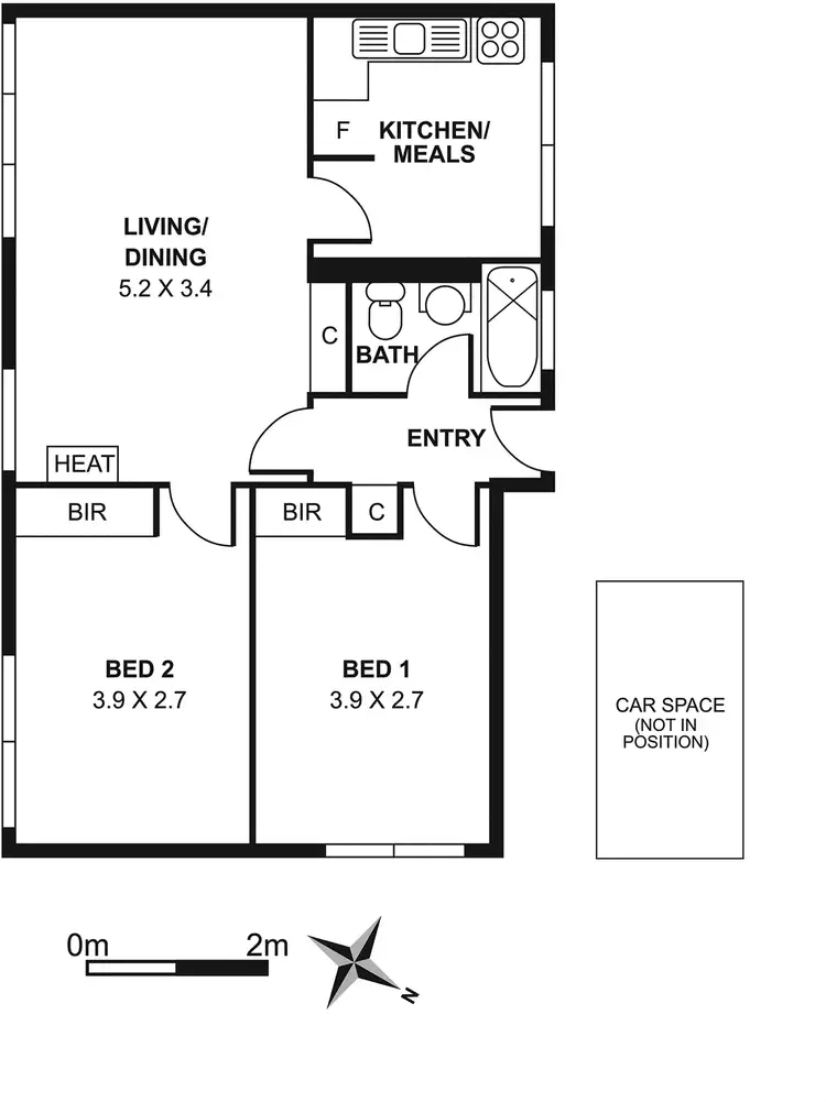 Floorplan of Homely apartment listing, 8/130 Rathmines Road, Hawthorn East VIC 3123