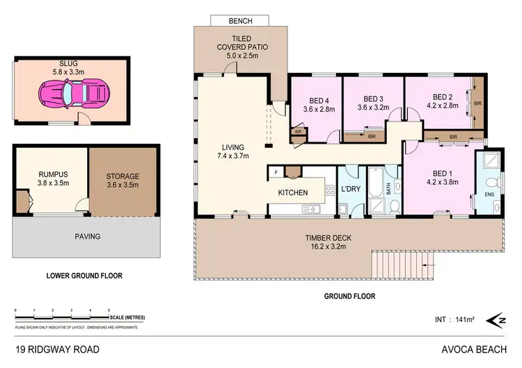 Floorplan of Homely house listing, 19 Ridgway Road, Avoca Beach NSW 2251