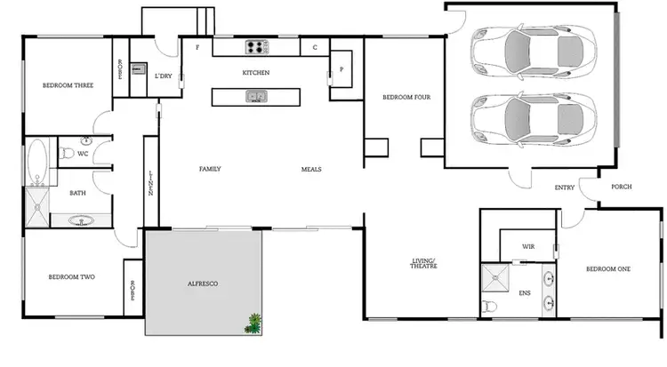 Floorplan of Homely house listing, 128 Rob Riley Circuit, Bonner ACT 2914