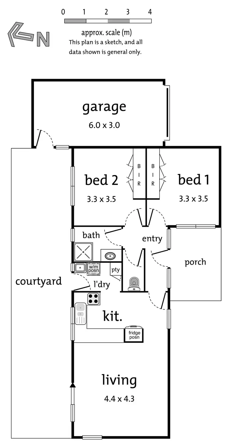Floorplan of Homely unit listing, 1/48A Warrandyte Road, Ringwood VIC 3134