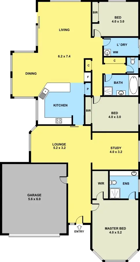 Floorplan of Homely house listing, 24 Stanley Road, Devon Meadows VIC 3977