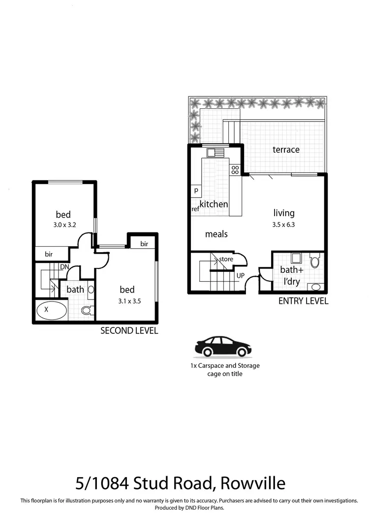 Floorplan of Homely apartment listing, 5/1084 Stud Road, Rowville VIC 3178