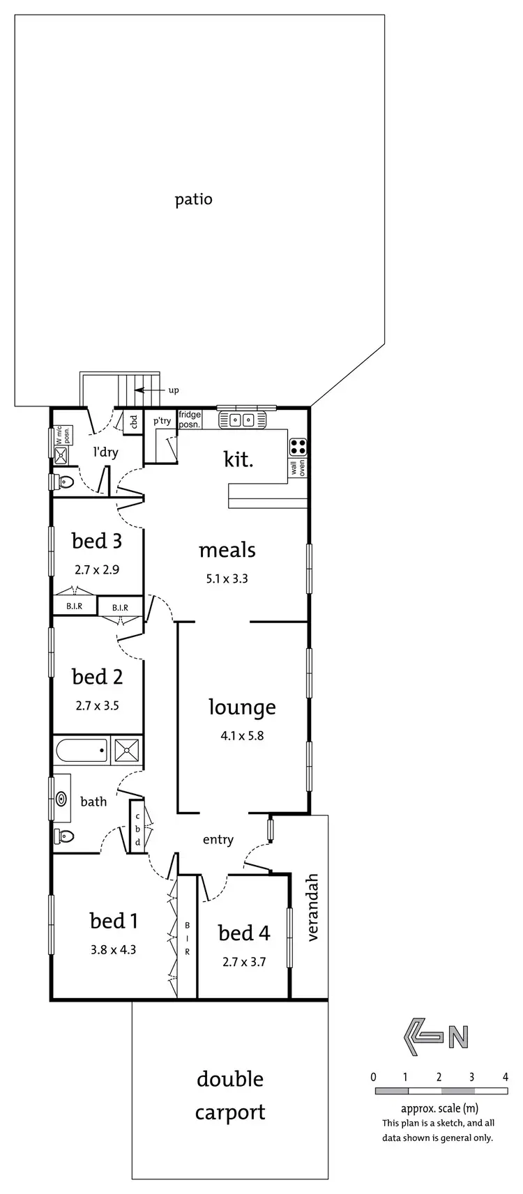 Floorplan of Homely unit listing, 3/463 Mitcham Road, Mitcham VIC 3132