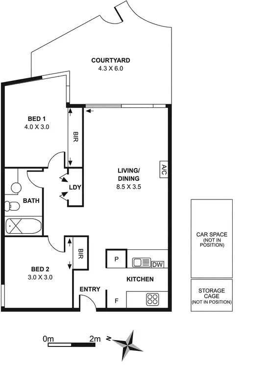 Floorplan of Homely apartment listing, 7/59 Stawell Street, Richmond VIC 3121
