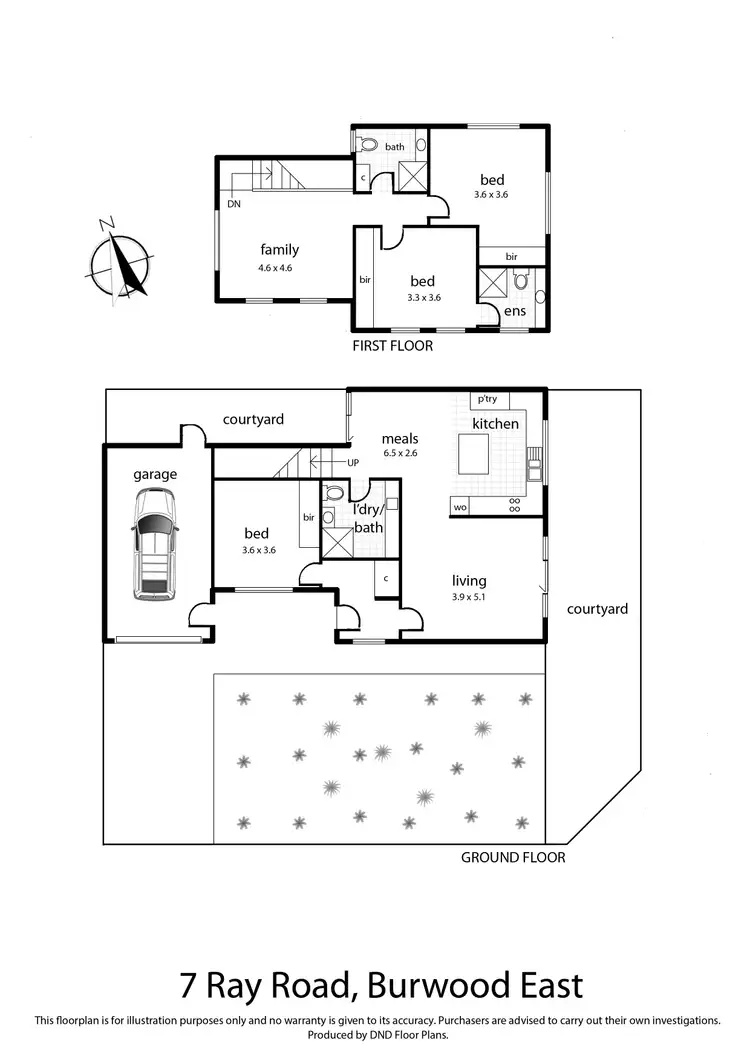 Floorplan of Homely house listing, 7 Ray Road, Burwood East VIC 3151