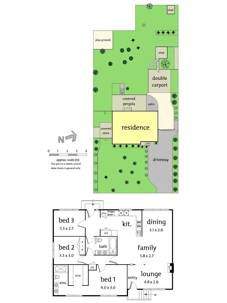 Floorplan of Homely house listing, 19 Allendale Road, Croydon VIC 3136