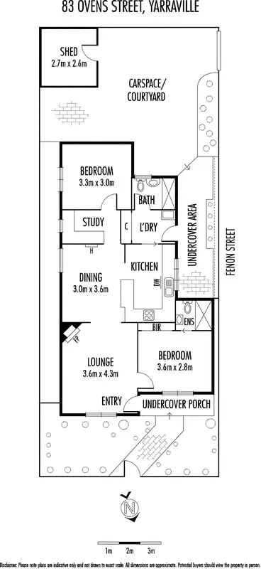 Floorplan of Homely house listing, 83 Ovens Street, Yarraville VIC 3013