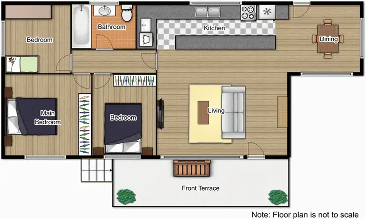 Floorplan of Homely house listing, 23 James Place, Curtin ACT 2605