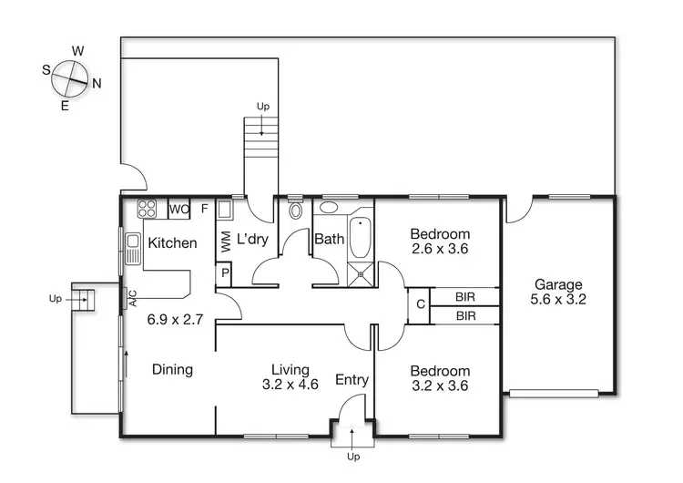 Floorplan of Homely unit listing, 4/12 Hume Street, Greensborough VIC 3088