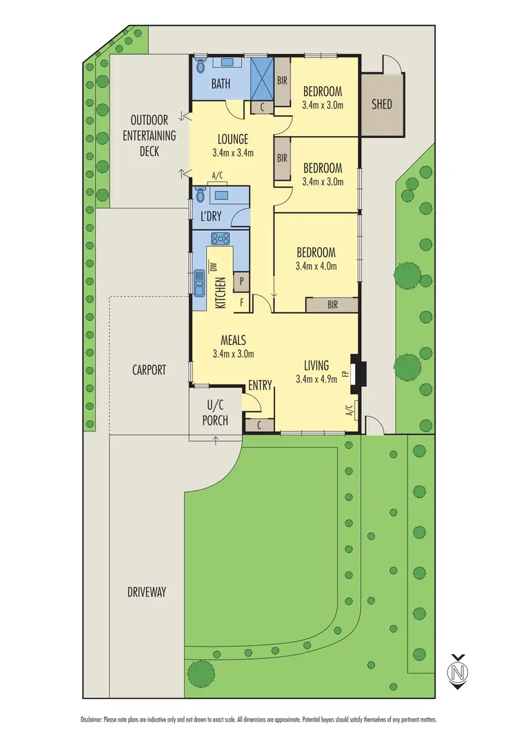 Floorplan of Homely house listing, 56 Luck Street, Eltham VIC 3095