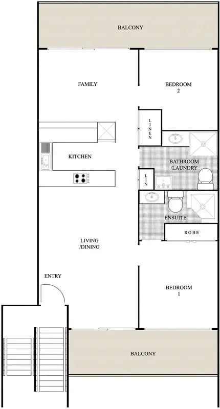 Floorplan of Homely apartment listing, 54/23 Aspinall Street, Watson ACT 2602