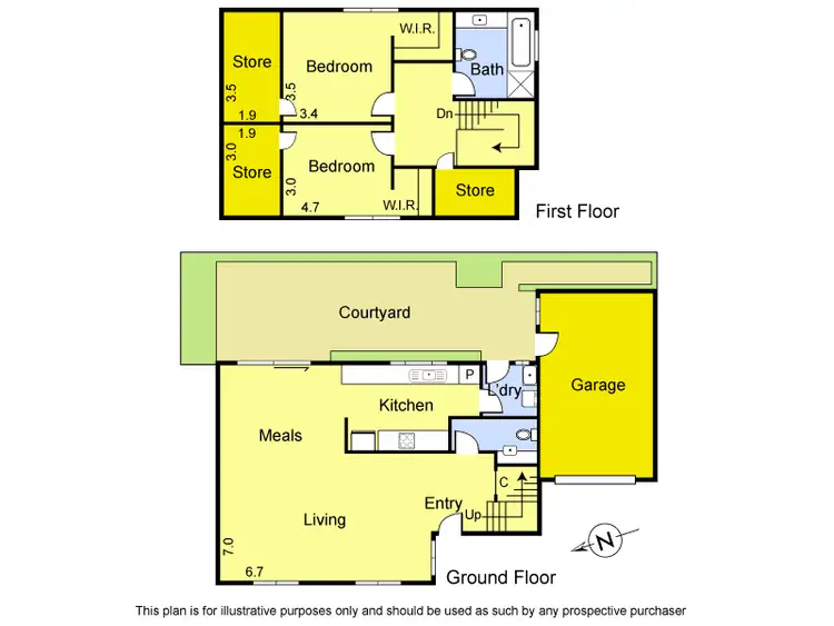 Floorplan of Homely unit listing, 2/71 Plenty Lane, Greensborough VIC 3088