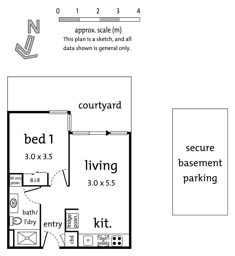 Floorplan of Homely apartment listing, 115B/1-19 Colombo Street, Mitcham VIC 3132