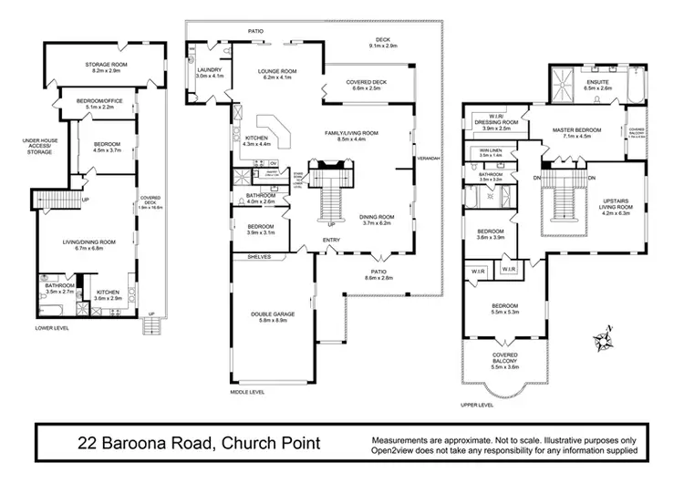 Floorplan of Homely house listing, 22 Baroona Road, Church Point NSW 2105