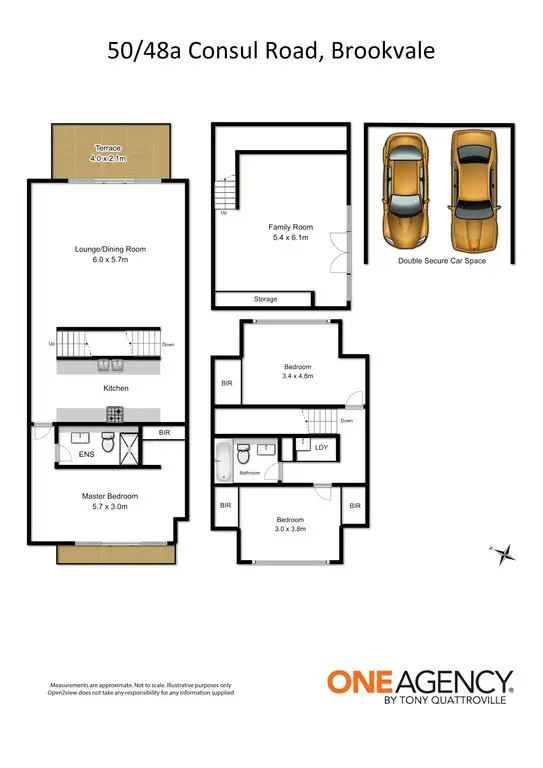 Floorplan of Homely townhouse listing, 50/48A Consul Road, Brookvale NSW 2100