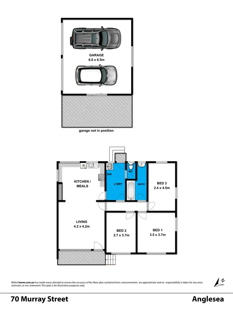 Floorplan of Homely house listing, 70 Murray Street, Anglesea VIC 3230