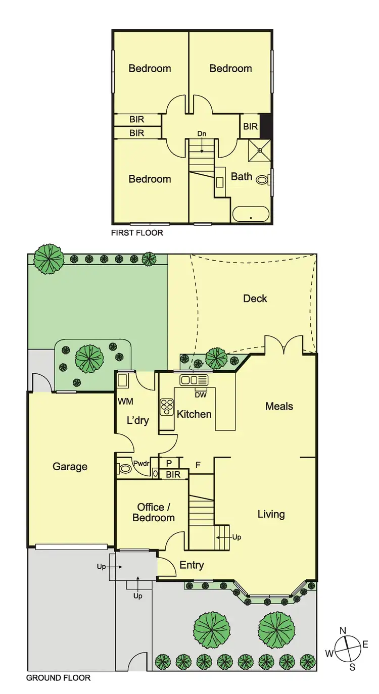 Floorplan of Homely townhouse listing, 2/3 Nelson Street, Caulfield South VIC 3162