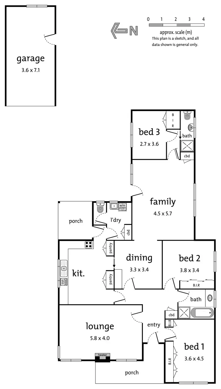 Floorplan of Homely house listing, 9 Lorienne Street, Heathmont VIC 3135