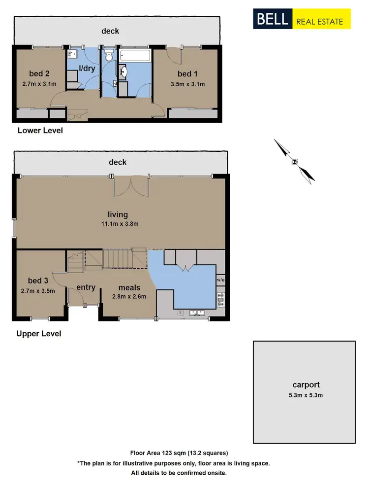 Floorplan of Homely house listing, 11 Outlook Drive, Kalorama VIC 3766