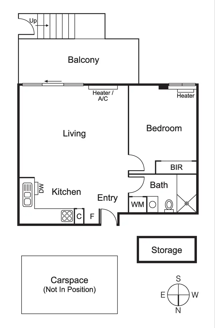 Floorplan of Homely apartment listing, 113c/3 Greeves Street, St Kilda VIC 3182
