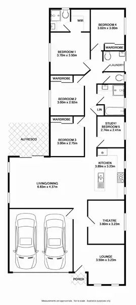 Floorplan of Homely house listing, 22 Alpine Place, Carnes Hill NSW 2171