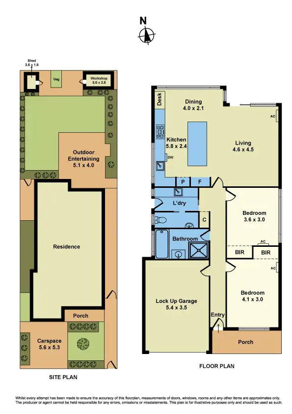 Floorplan of Homely house listing, 32 Agg Street, Newport VIC 3015