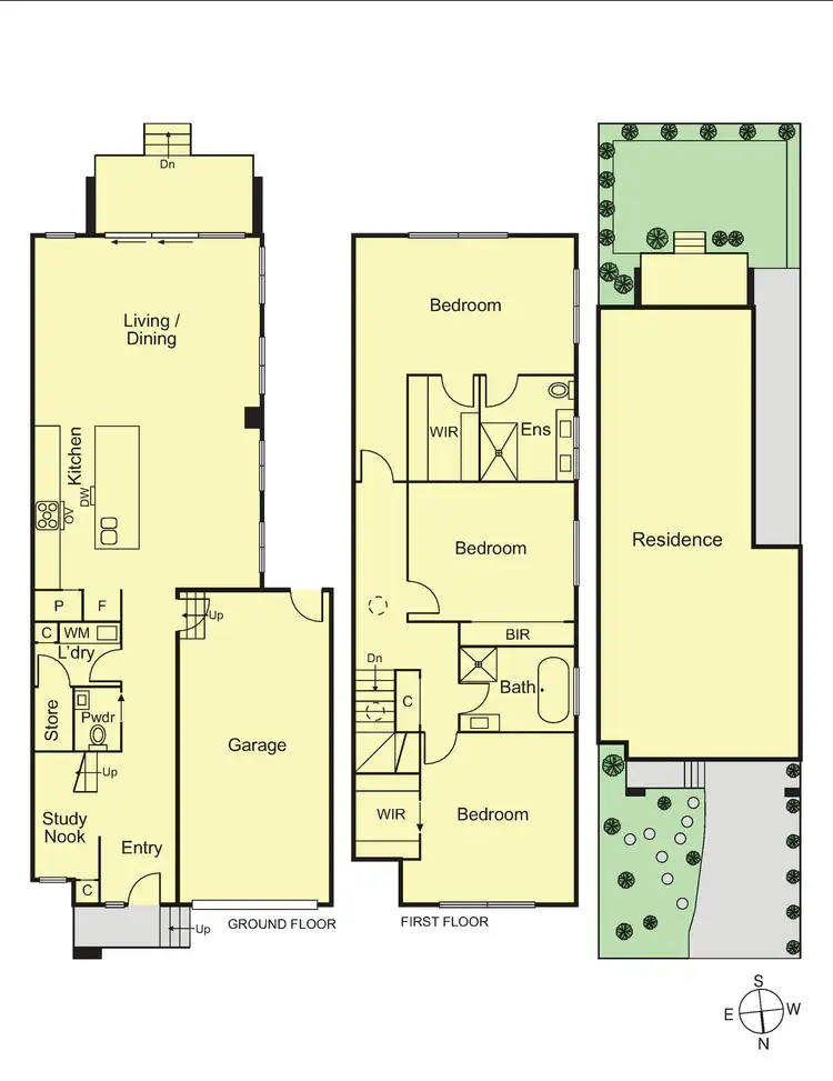 Floorplan of Homely townhouse listing, 168a Sycamore Street, Caulfield South VIC 3162