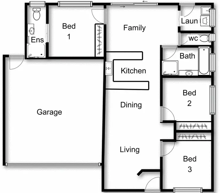 Floorplan of Homely townhouse listing, 13/12 Crisp Circuit, Bruce ACT 2617