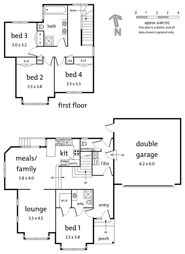 Floorplan of Homely townhouse listing, 4/35-37 Tram Road, Doncaster VIC 3108