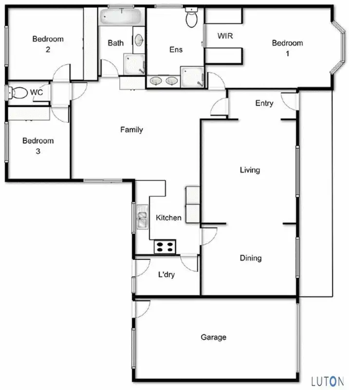 Floorplan of Homely house listing, 4 Tadgell Place, Florey ACT 2615